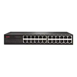 APC 24 Port 10 - 100 Ethernet Switch - Commutateur - 24 x 10 - 100 - Montable sur rack - pour P - N: AR31... (AP9224110)_2